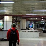 Obdachlose Nachts in der Metro, der man vorne meinte, es wäre gefährlich hier zu fotografieren :|